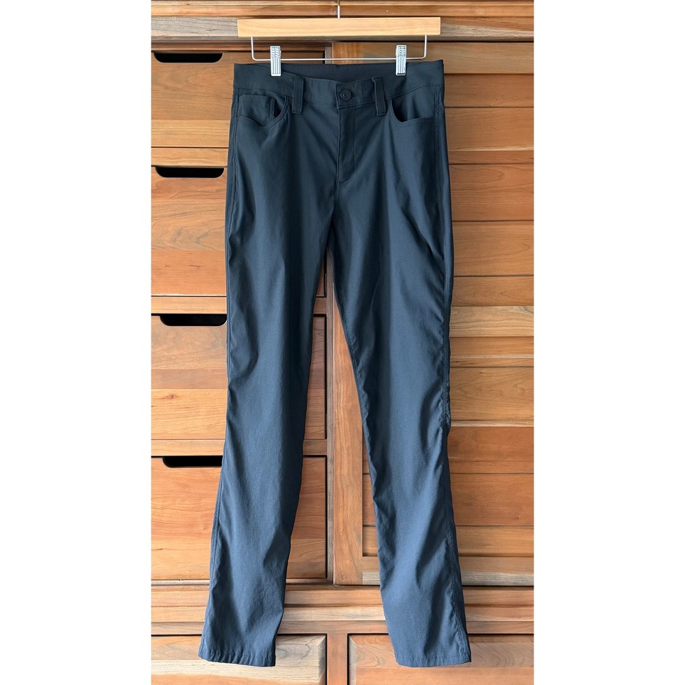 Women's Eddie Bauer Size 6 TALL Travex Guide Pro Performance Pants Black EUC
